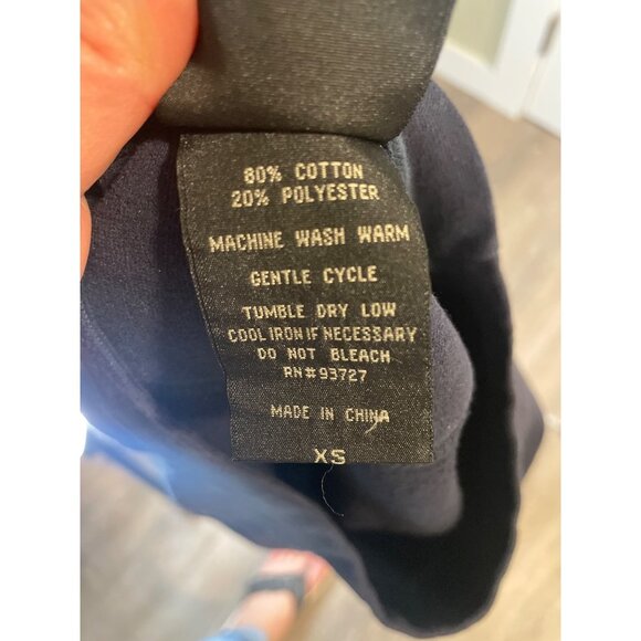 Ouray Navy Signal Flags Clipper Long Sleeve Crew Neck Pullover Sweatshirt Sz XS - Picture 6 of 10